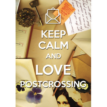 Keep calm and love postcrossing