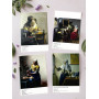 Johannes Vermeer  (30 открыток, 14.2*10.2 см)