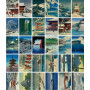 Kawase Hasui (30 postcards, 14.2*10.2 cm)