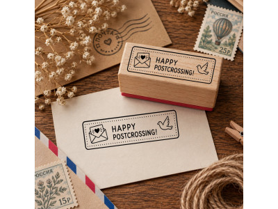 Postcrossing stamps: how to decorate the back of a postcard