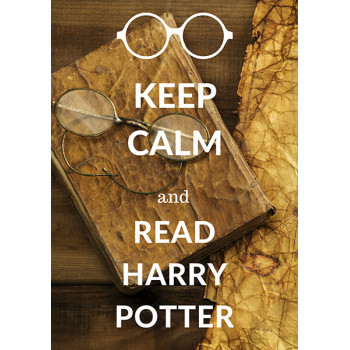 Keep calm and read Harry Potter