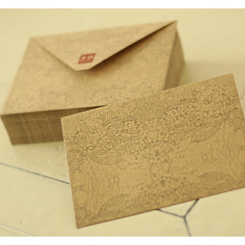 Vintage Patterned C6 Envelopes (Set of 4)