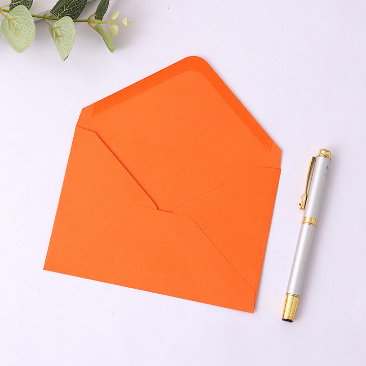 Orange C6 envelopes (4 pcs set)