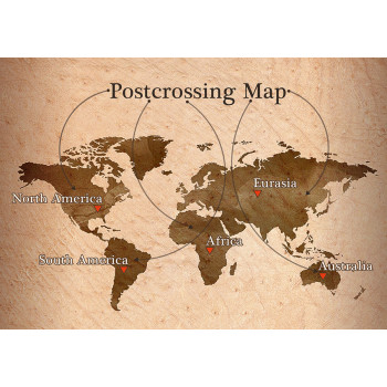 Postcrossing Map