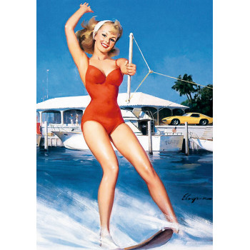 Pin up. Sea