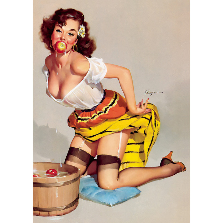 Pin up. Яблоки