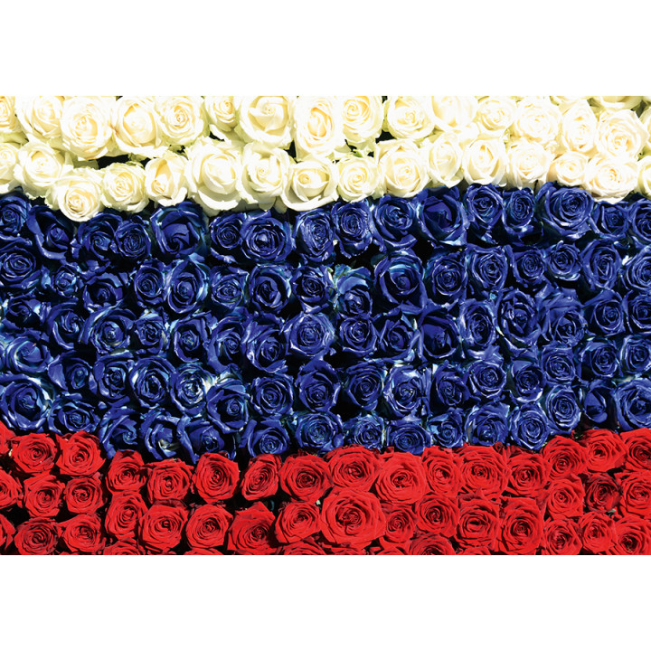 Российский флаг в цветах