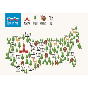 Веселая карта России