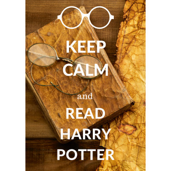Keep calm and read Harry Potter