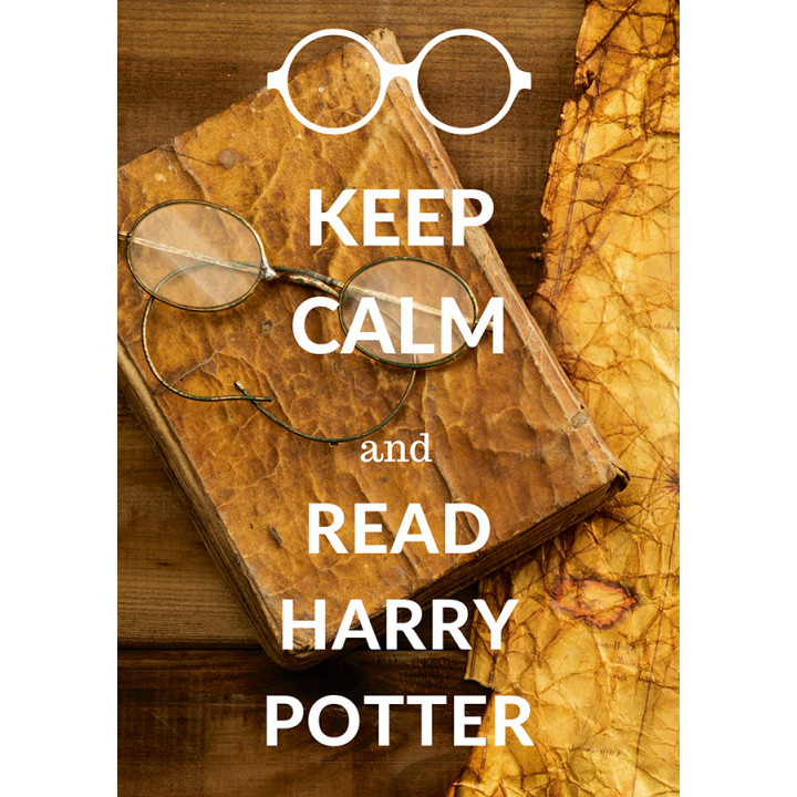 Keep calm and read Harry Potter