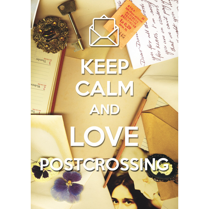 Keep calm and love postcrossing
