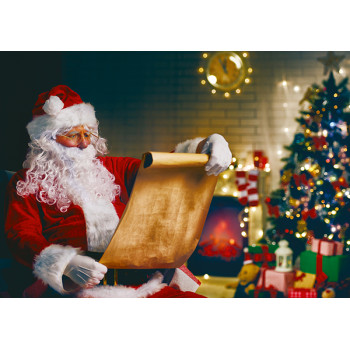 Santa Claus and the manuscript