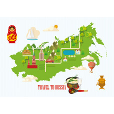 Travel to Russia (карта)