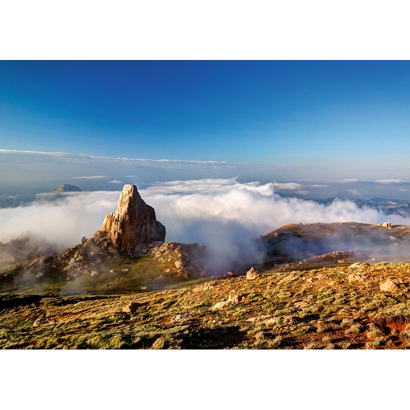 Panorama of Schalbus-Dag mountain, Dagestan, Caucasus, Russia
