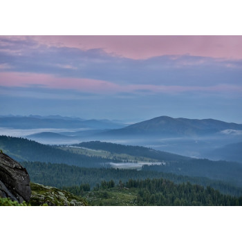 Рассвет в парке Ергаки, Саянские горы