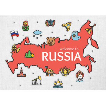 Карта России Welcome