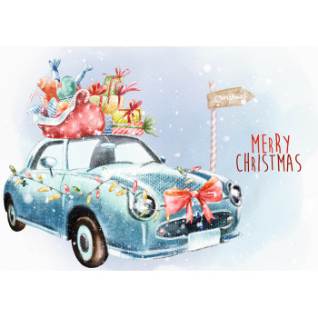 Merry Christmas. Машина