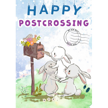 Happy Postcrossing. Зайки