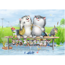 Cats - fishermen