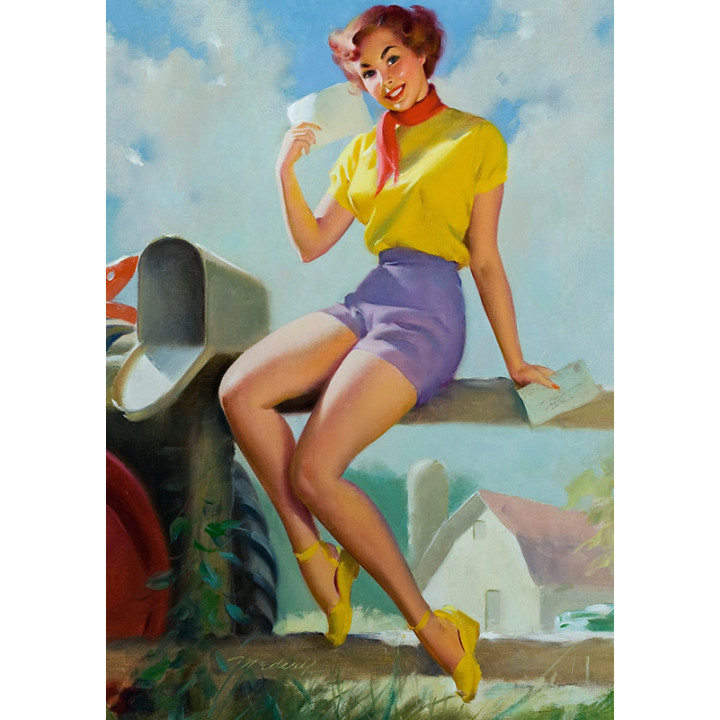 Pin Up. Почтовый ящик