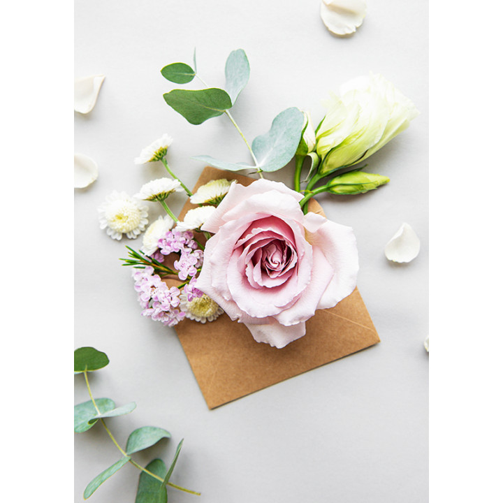 Flowers in the envelope
