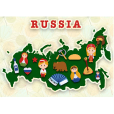 Карта России Green