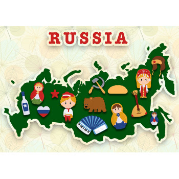 Карта России Green