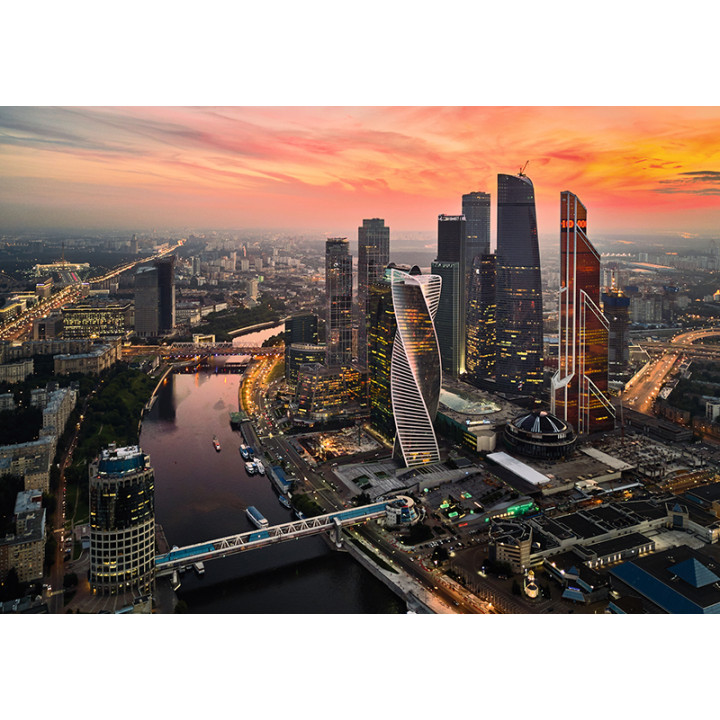 Москва на закате