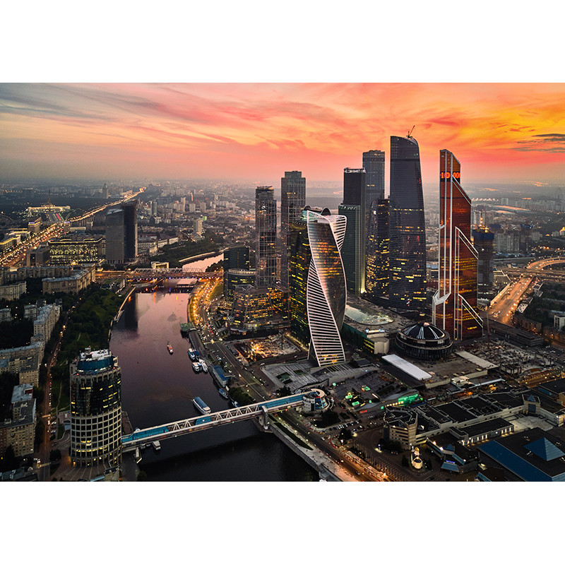 Москва на закате