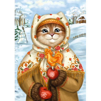 Кошка с леденцом