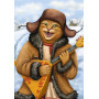 Кот с балалайкой