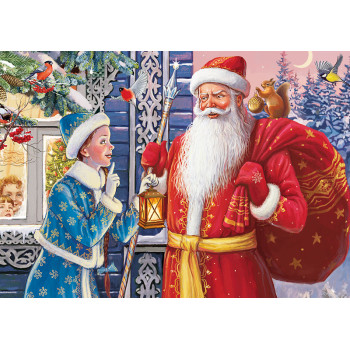 Father Frost and Snegurochka