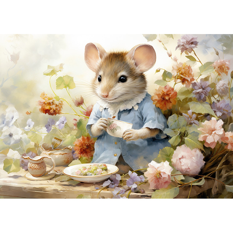 Mouse stories. In the garden