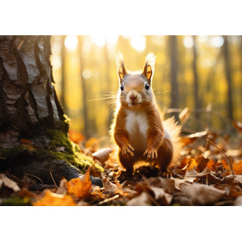 Squirrel in the forest