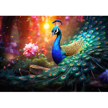 Magic peacock