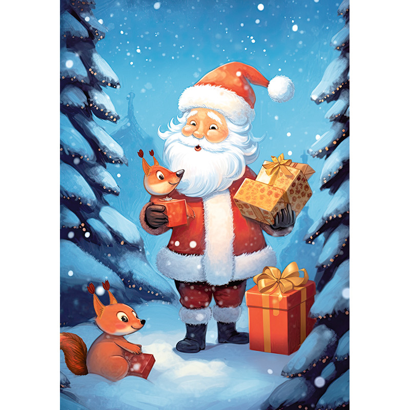 Santa and squirrels