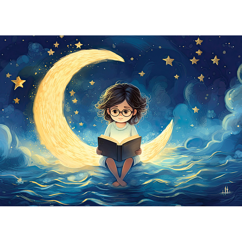 Girl and the Moon