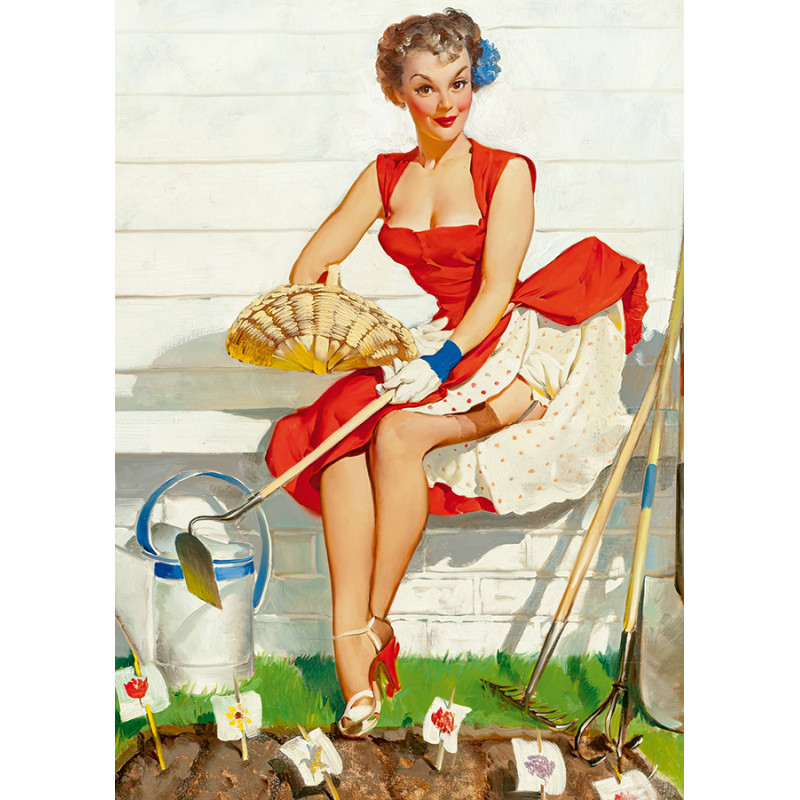 Pin Up. В саду
