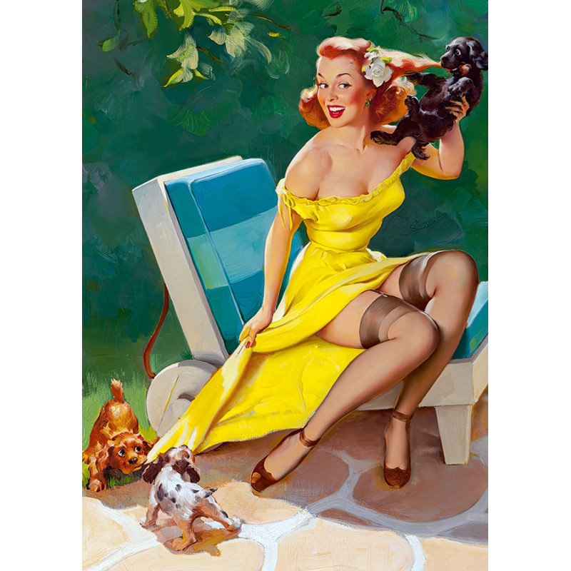 Pin Up. Puppies