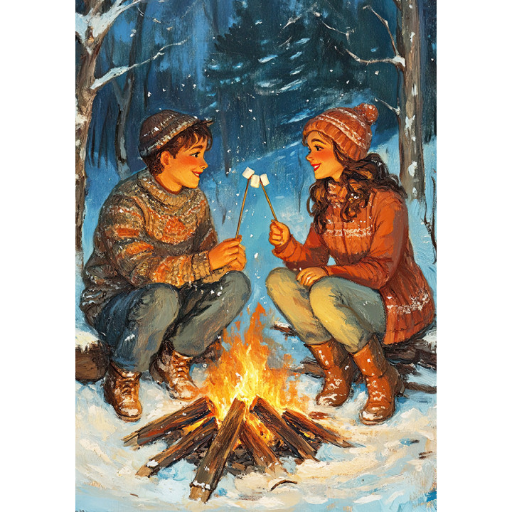 Two by the fire pit