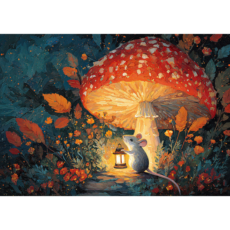 Mouse with lantern