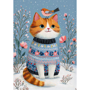 Котик в свитере