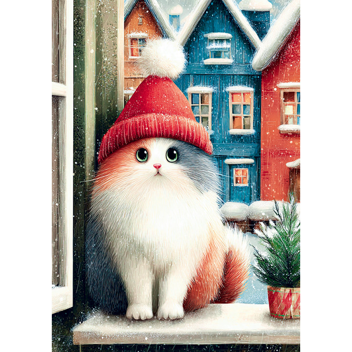 Котик на подоконнике