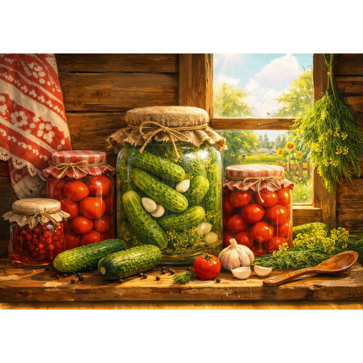Homemade pickles