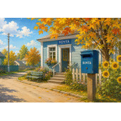 On the way to the post office