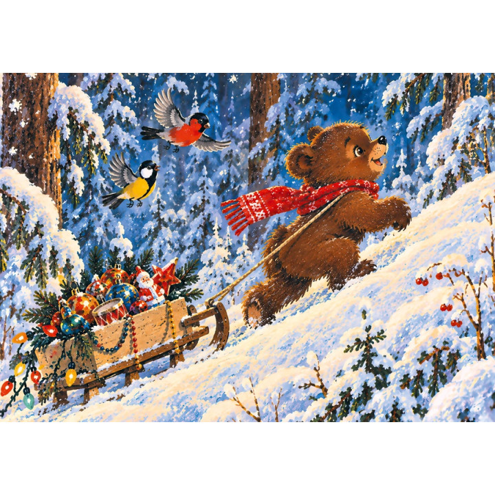 Carrying gifts uphill