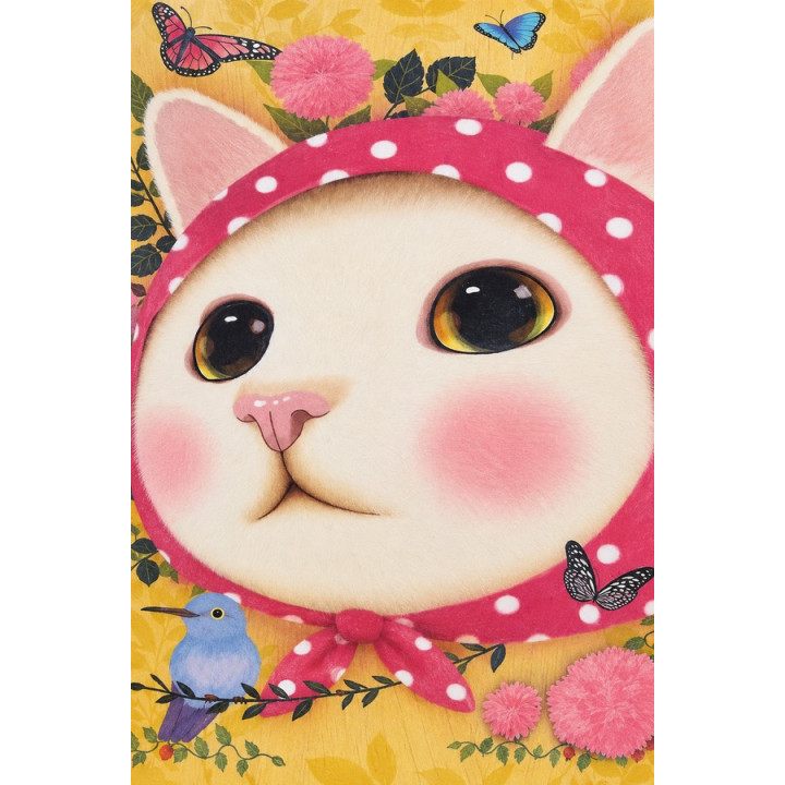 Imperfect! Jetoy. Polka dot headscarf