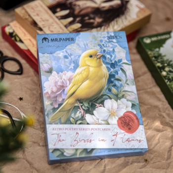 Birds and Flowers (30 postcards, 14.2*10 cm)