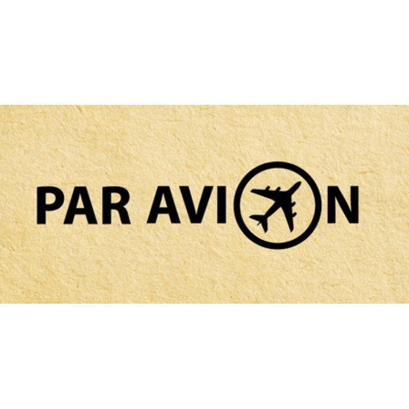 Штамп Par avion #1 (20*45 мм)