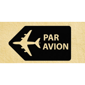 Штамп Par avion #3 (20*45 мм)